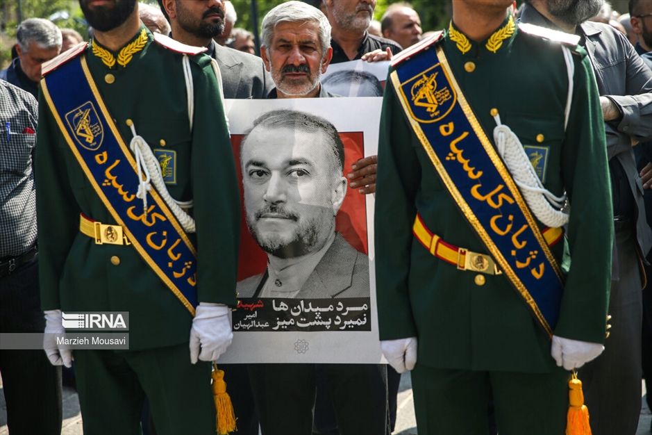 تشییع پیکر شهید «حسین امیرعبداللهیان»