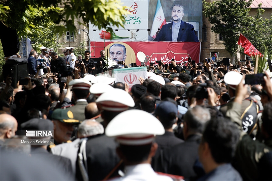 تشییع پیکر شهید «حسین امیرعبداللهیان»