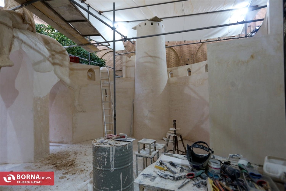 رونمایی مجسمه سردار حیدر زرقانی