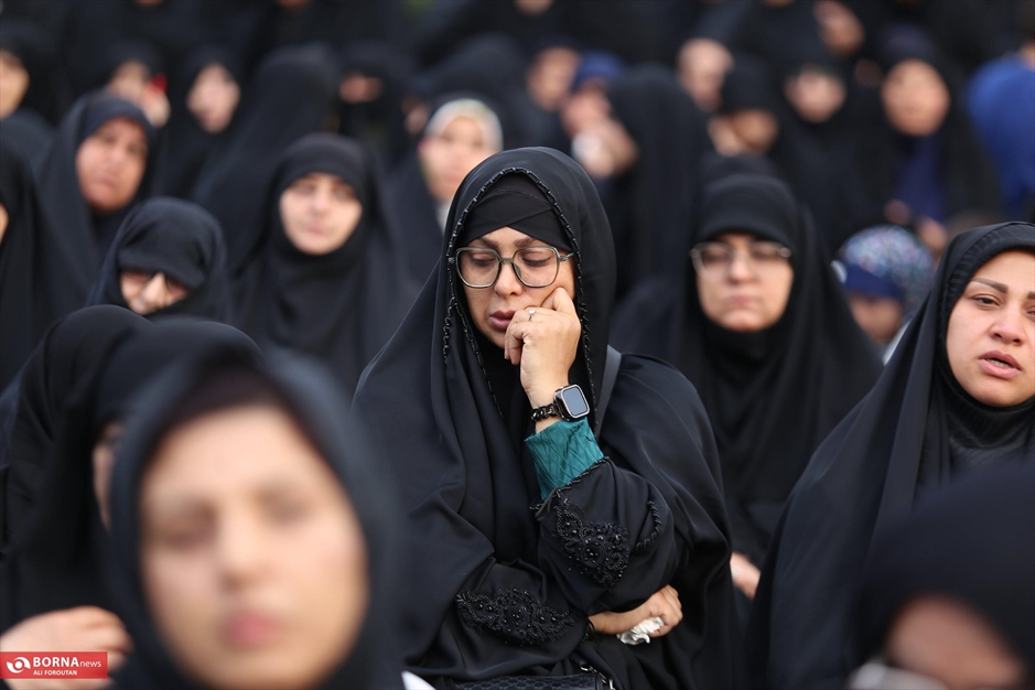 مراسم عزاداری شهادت رئیس جمهور و هیات همراه در ساری