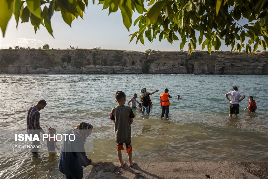 شنا در علی کله دزفول - استان خوزستان