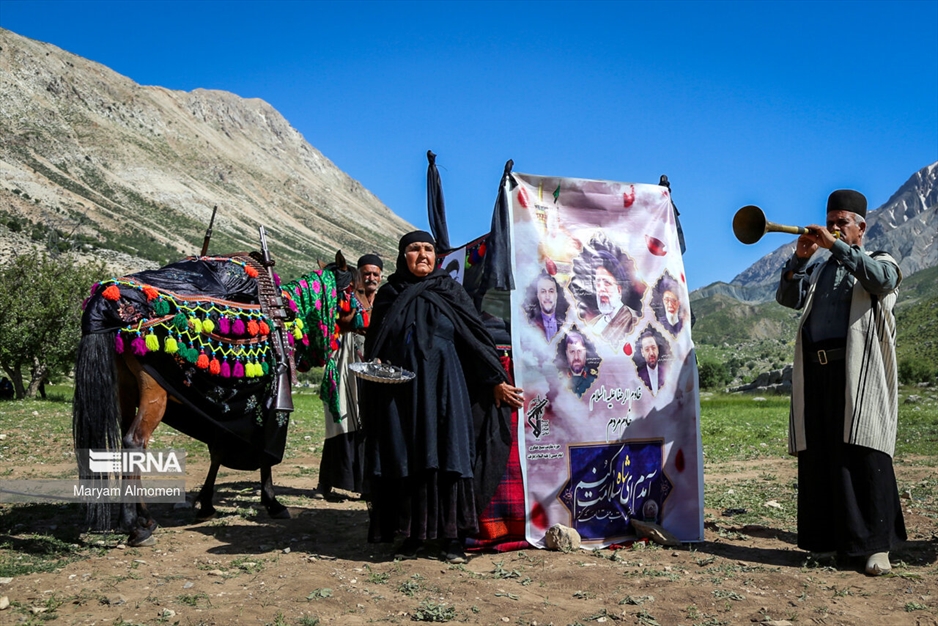 عزاداری بی بی گل در فراق رئیس جمهور شهید