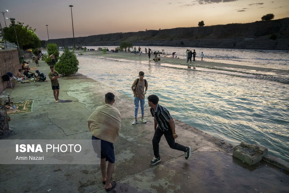 شنا در علی کله دزفول - استان خوزستان