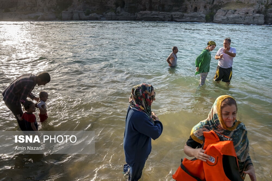 شنا در علی کله دزفول - استان خوزستان