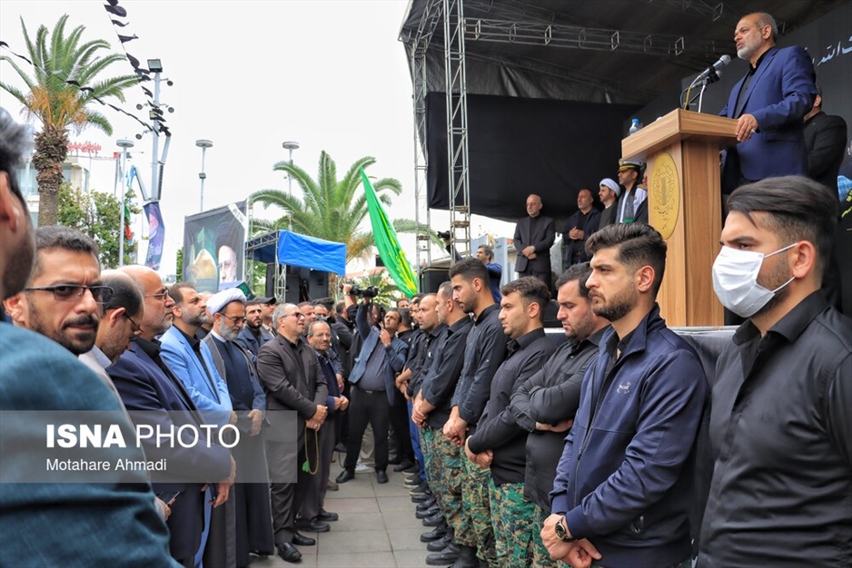 مراسم بزرگداشت شهدای خدمت در رشت