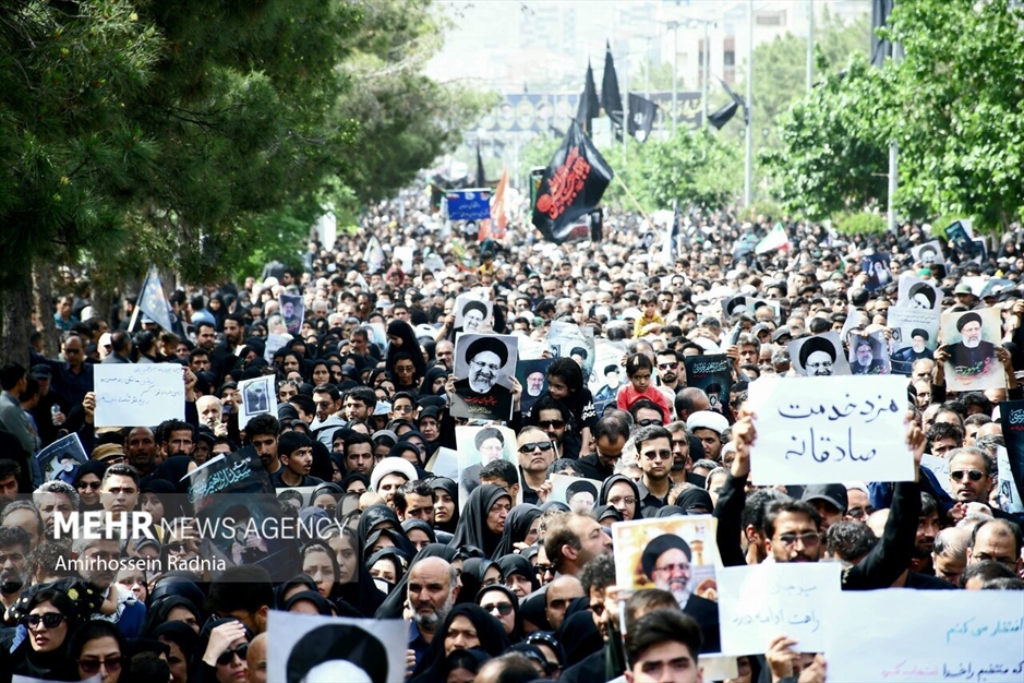 مراسم استقبال و تشییع پیکر رئیس جمهور شهید حجت الاسلام رئیسی