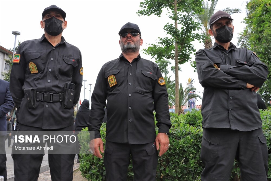 مراسم بزرگداشت شهدای خدمت در رشت