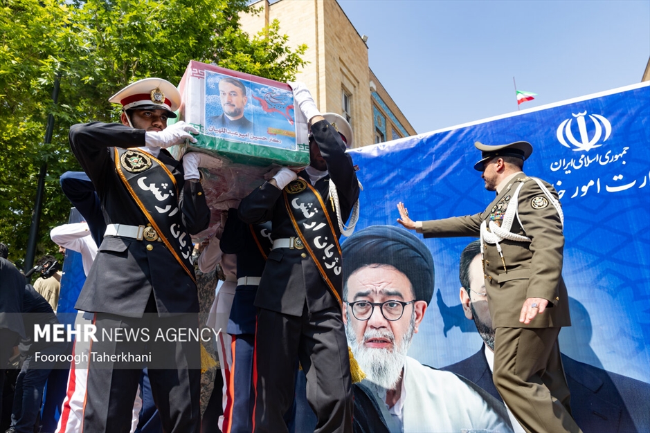 مراسم تشییع پیکر حسین امیرعبداللهیان وزیر امور خارجه شهید