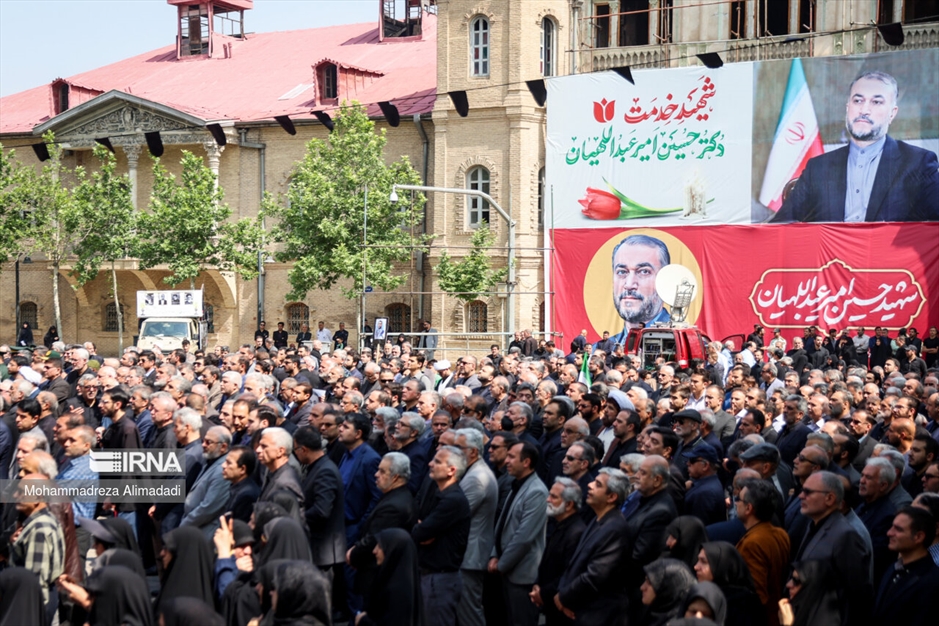 تشییع پیکر شهید «حسین امیرعبداللهیان»