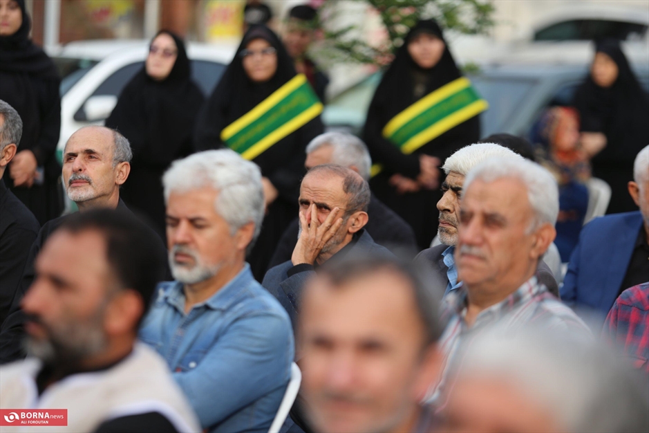 مراسم عزاداری شهادت رئیس جمهور و هیات همراه در ساری