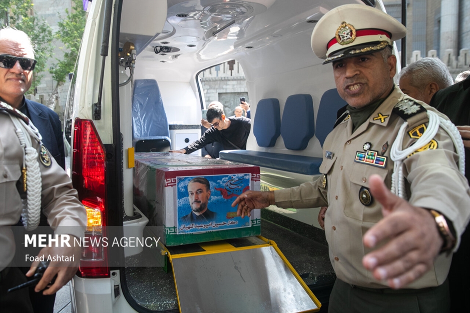 مراسم تشییع پیکر حسین امیرعبداللهیان وزیر امور خارجه شهید