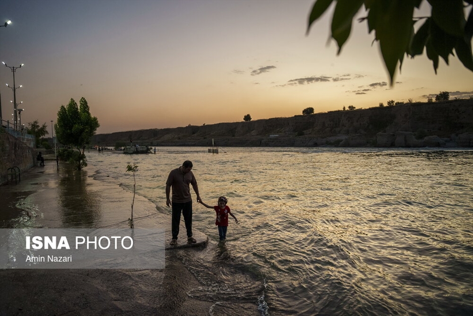 شنا در علی کله دزفول - استان خوزستان