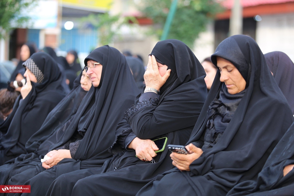 مراسم عزاداری شهادت رئیس جمهور و هیات همراه در ساری