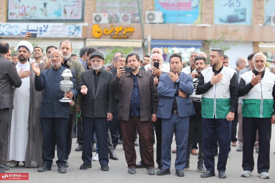 مراسم عزاداری شهادت رئیس جمهور و هیات همراه در ساری