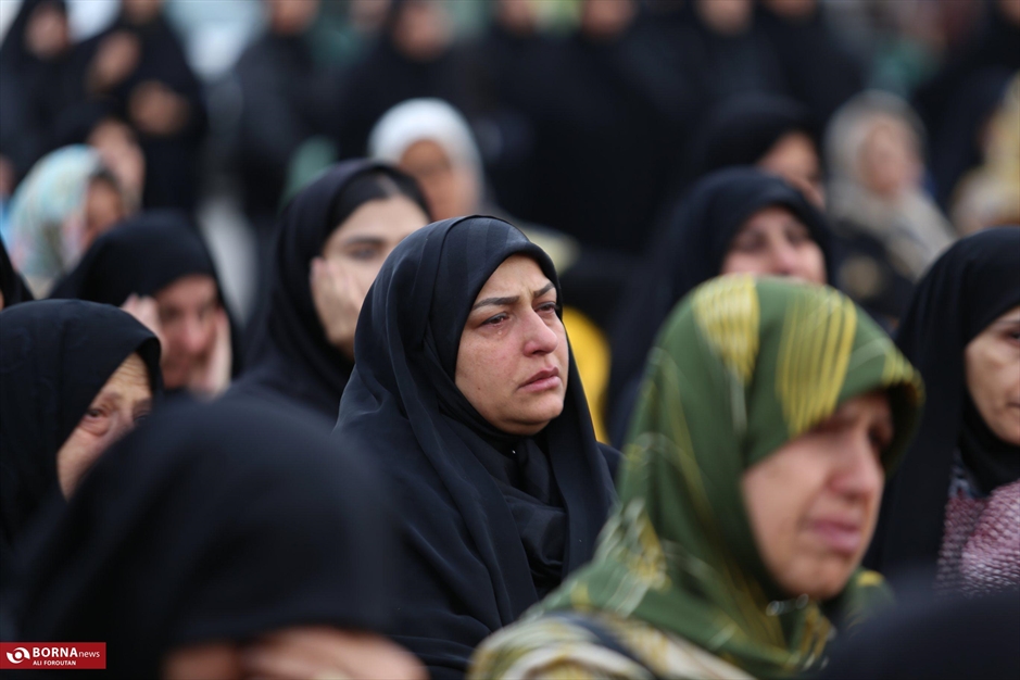 مراسم عزاداری شهادت رئیس جمهور و هیات همراه در ساری