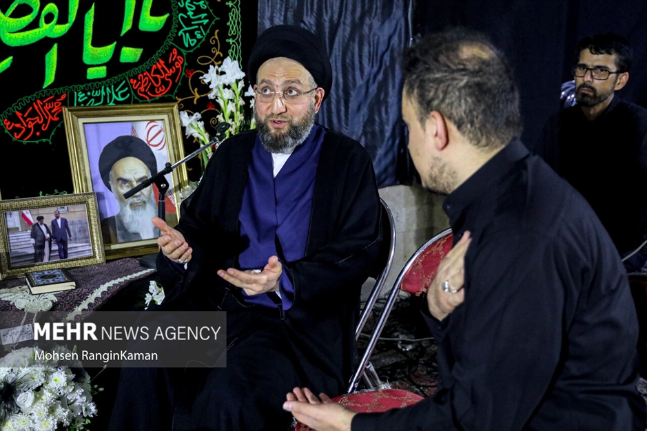 حضور رهبر جریان حکمت ملی عراق در منزل شهید امیرعبداللهیان