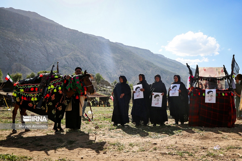 عزاداری بی بی گل در فراق رئیس جمهور شهید