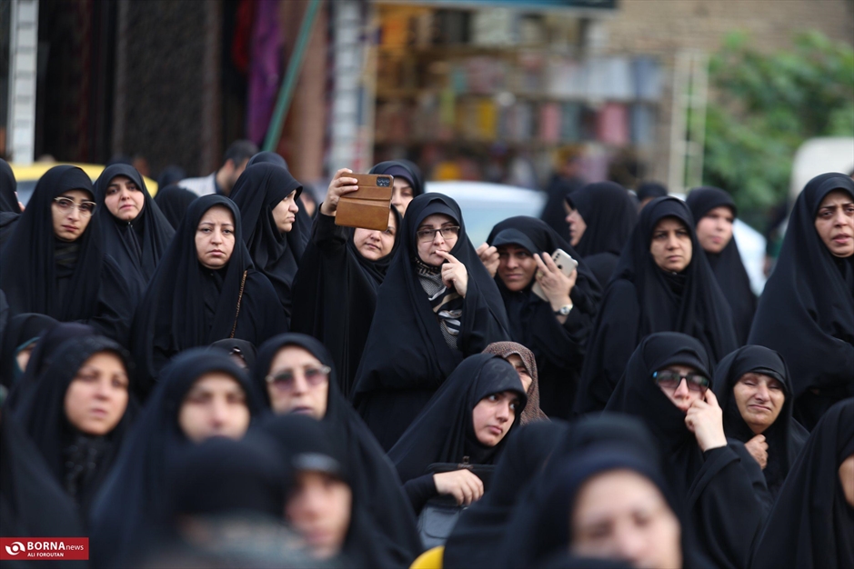 مراسم عزاداری شهادت رئیس جمهور و هیات همراه در ساری