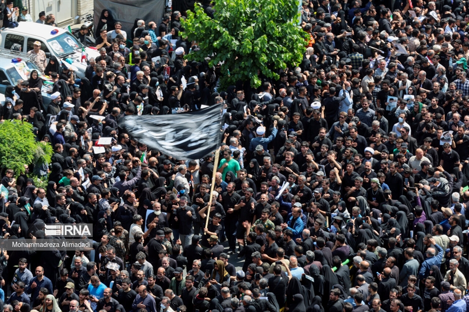 تشییع شهدای خدمت در تهران-۲