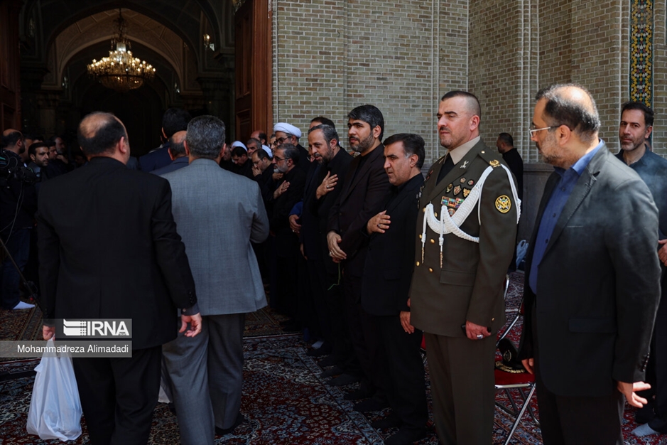 مراسم هفتمین روز شهادت شهدای خدمت