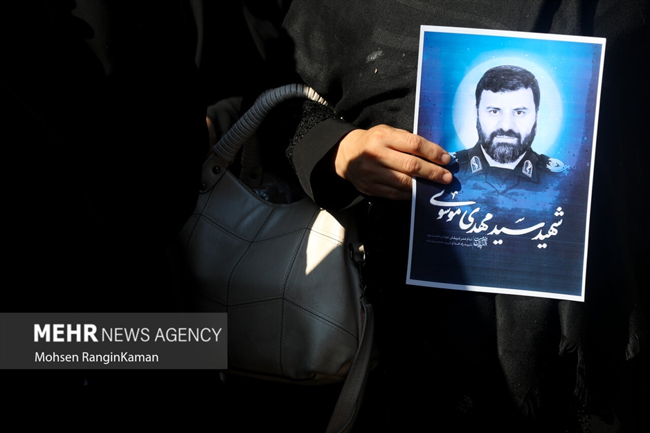 مراسم تشییع پیکر سردار شهید سید مهدی موسوی