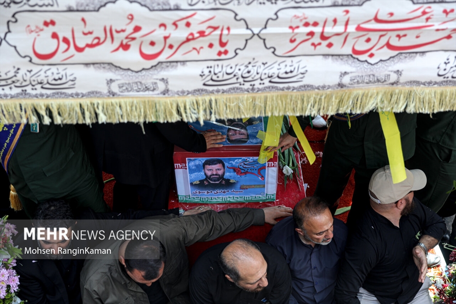 مراسم تشییع پیکر سردار شهید سید مهدی موسوی