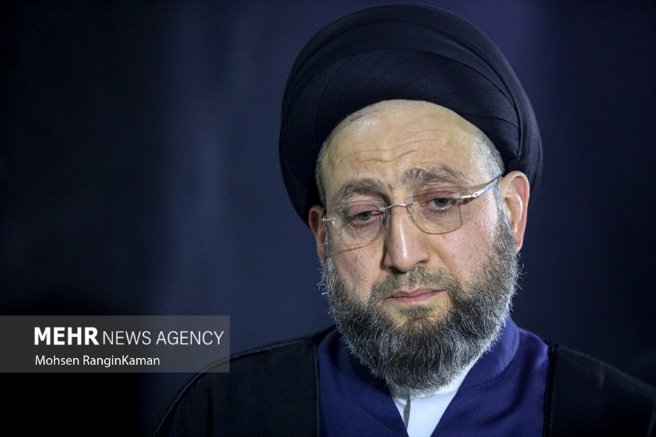 حضور رهبر جریان حکمت ملی عراق در منزل شهید امیرعبداللهیان