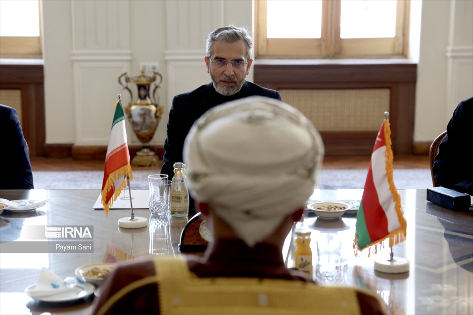 دیدار وزیر امور خارجه عمان با سرپرست وزارت خارجه