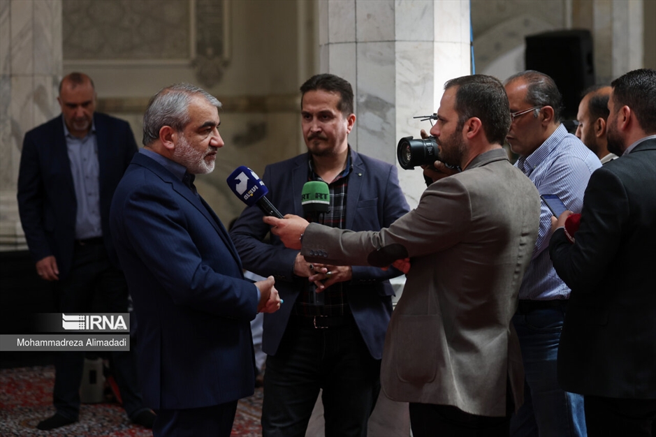 مراسم هفتمین روز شهادت شهدای خدمت