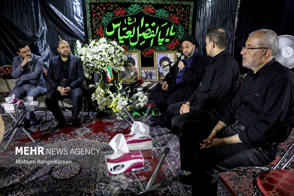 حضور رهبر جریان حکمت ملی عراق در منزل شهید امیرعبداللهیان