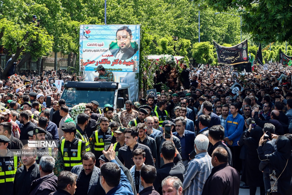 تشییع پیکر شهید «مالک رحمتی»