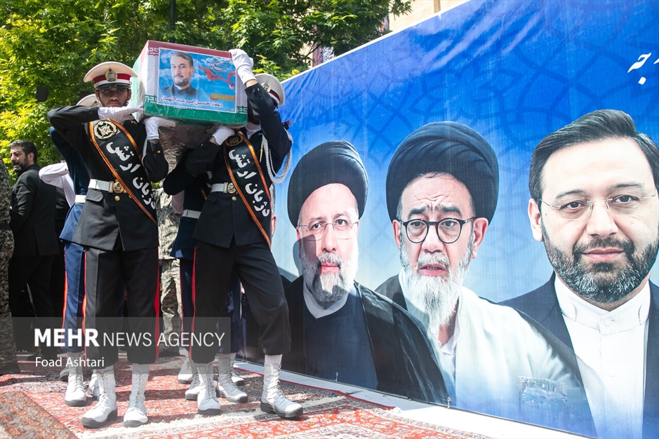 مراسم تشییع پیکر حسین امیرعبداللهیان وزیر امور خارجه شهید