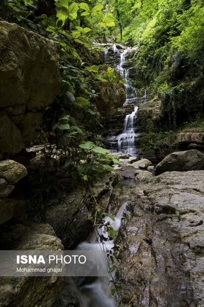 آبشارهای شفیع آباد فندرسک، شهر خان ببین – استان گلستان