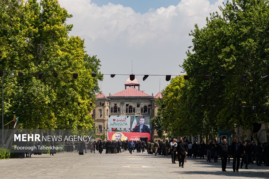 مراسم تشییع پیکر حسین امیرعبداللهیان وزیر امور خارجه شهید