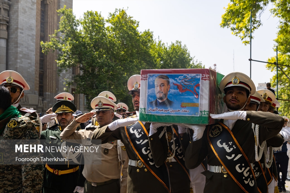 مراسم تشییع پیکر حسین امیرعبداللهیان وزیر امور خارجه شهید