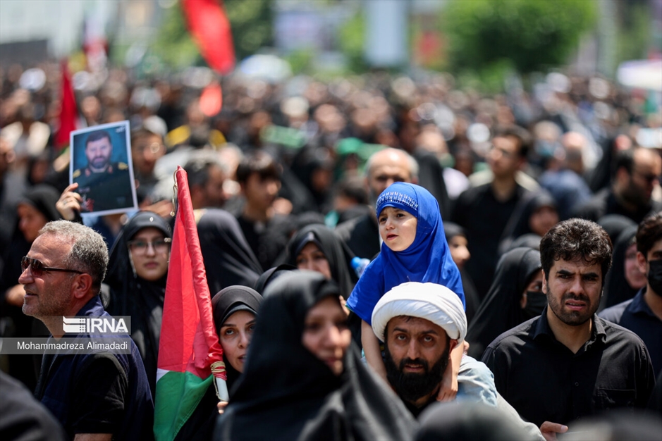 تشییع شهدای خدمت در تهران-۲