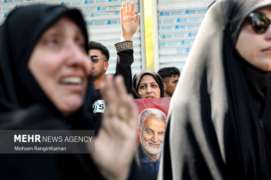 مراسم تشییع پیکر سردار شهید سید مهدی موسوی