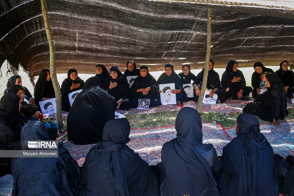 عزاداری بی بی گل در فراق رئیس جمهور شهید