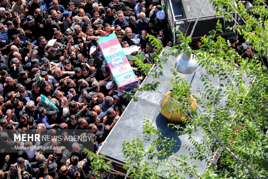 مراسم تشییع پیکر سردار شهید سید مهدی موسوی