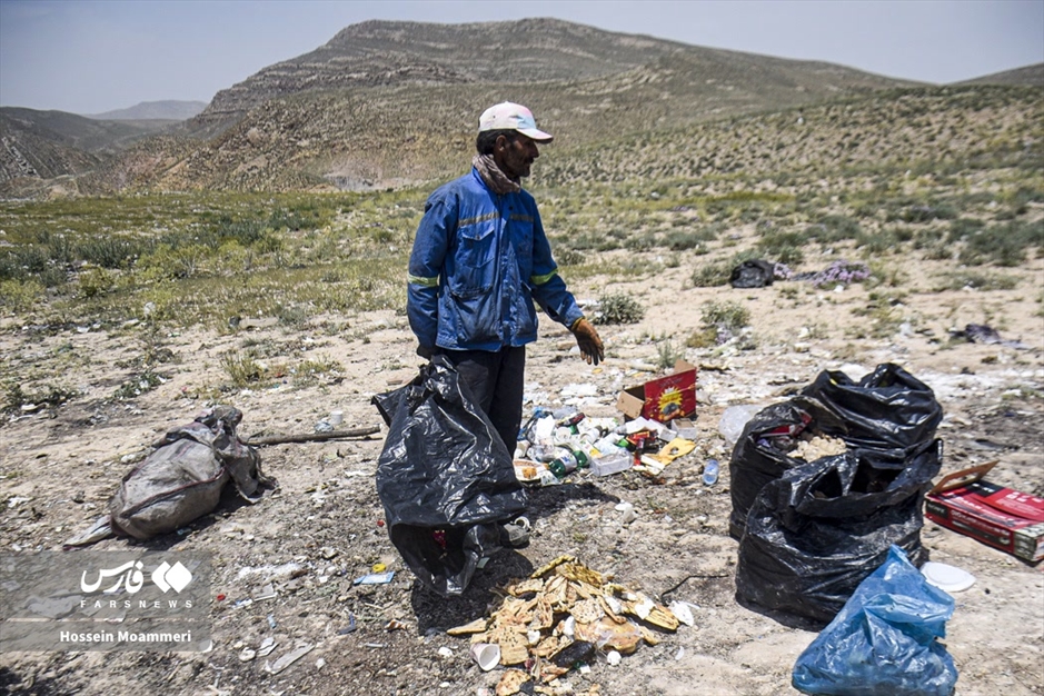 اینجا کوهی از زباله‌ها دارد خاک میخورد!