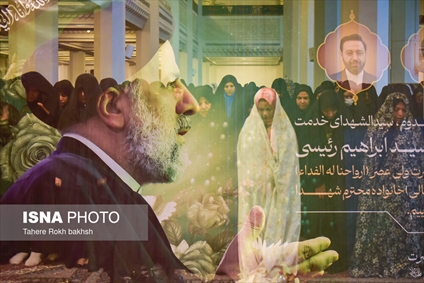 مراسم سومین روز شهادت آیت الله رییسی و همراهان در شیراز