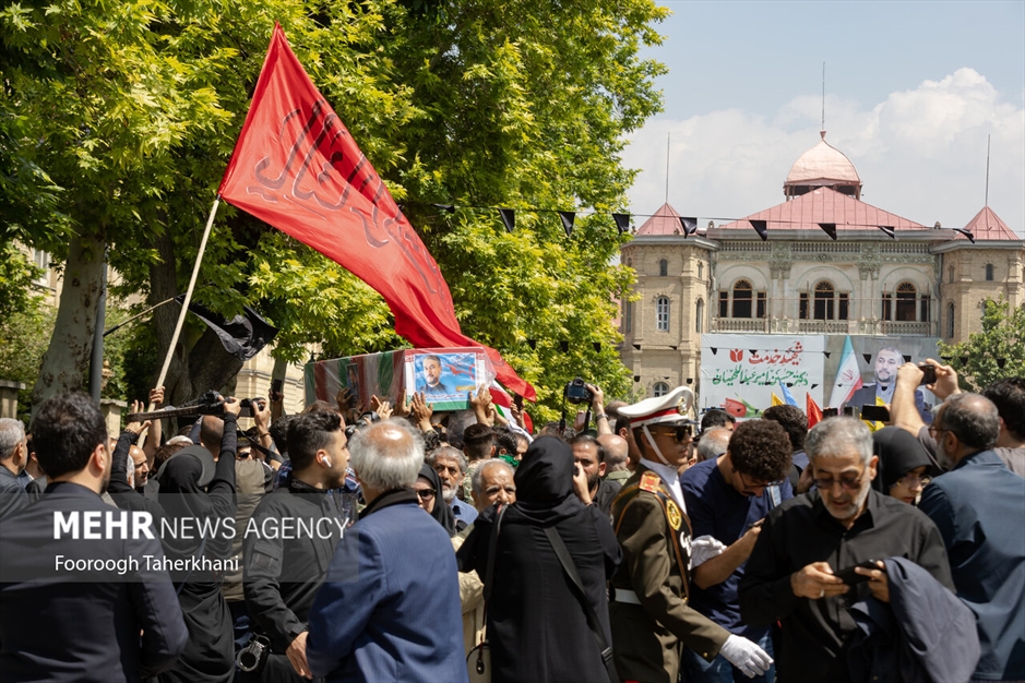 مراسم تشییع پیکر حسین امیرعبداللهیان وزیر امور خارجه شهید