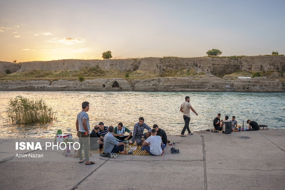 شنا در علی کله دزفول - استان خوزستان