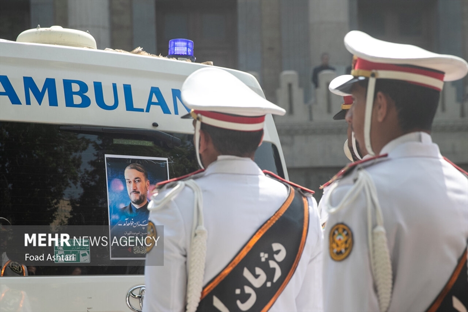 مراسم تشییع پیکر حسین امیرعبداللهیان وزیر امور خارجه شهید