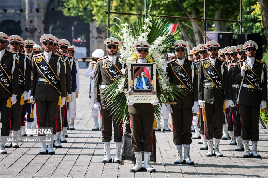 تشییع پیکر شهید «حسین امیرعبداللهیان»
