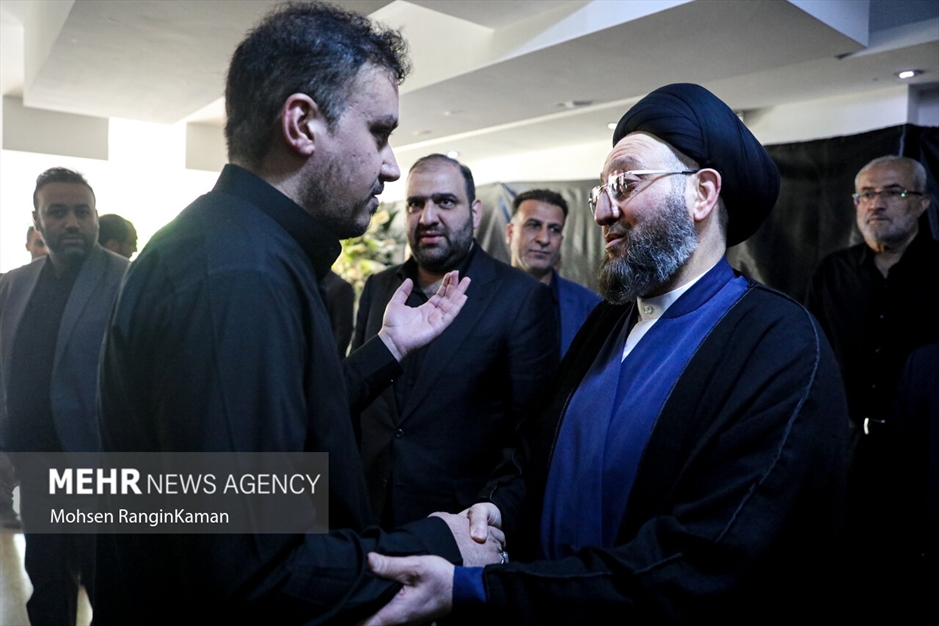 حضور رهبر جریان حکمت ملی عراق در منزل شهید امیرعبداللهیان