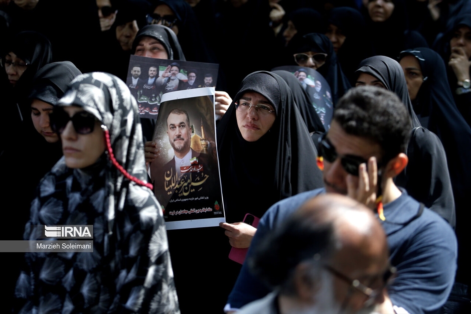 تشییع پیکر شهید «حسین امیرعبداللهیان»