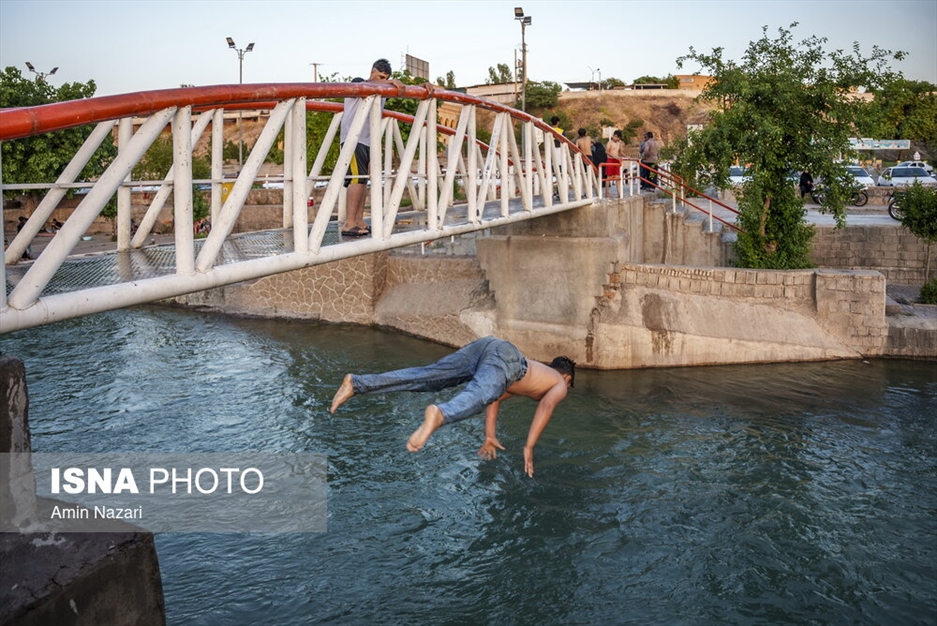 شنا در علی کله دزفول - استان خوزستان