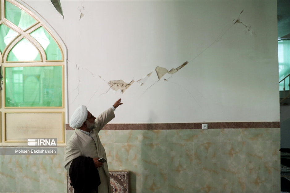 خسارات زلزله پنج ریشتری در کاشمر