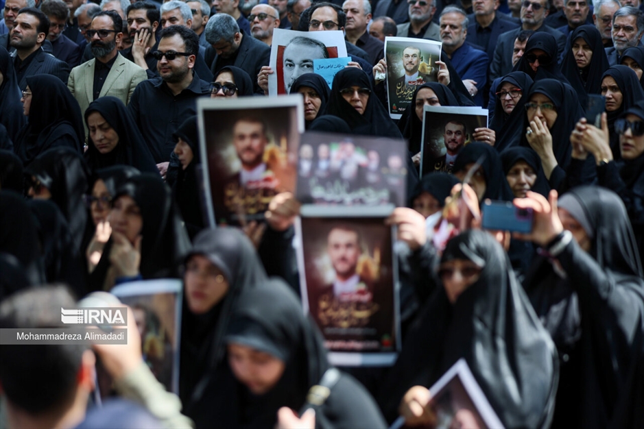 تشییع پیکر شهید «حسین امیرعبداللهیان»